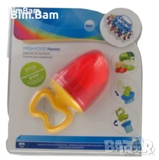 Мрежа за плодове с дръжка за бебета Canpol babies Fresh Food Feeder