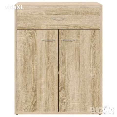 vidaXL Бюфет, дъб сонома, 60x30x75 см, инженерно дърво, снимка 5 - Бюфети - 56147738