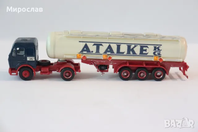 HERPA H0 1/87 MERCEDES СИЛОЗ ЦИСТЕРНА КАМИОН ТИР МОДЕЛ