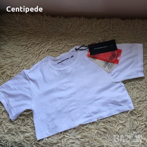 Кроп тениска Alexander Wang x H&M, снимка 1