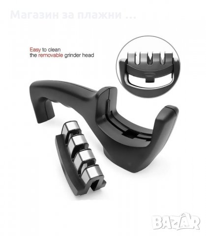 КОМБИНИРАНО ТРОЙНО ТОЧИЛО ЗА НОЖОВЕ - код 3-в-1, снимка 9 - Аксесоари за кухня - 34264807