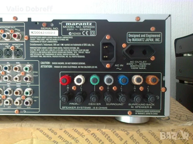 MARANTZ  SR-5500 7.1канален ресивър, снимка 5 - Ресийвъри, усилватели, смесителни пултове - 55956884