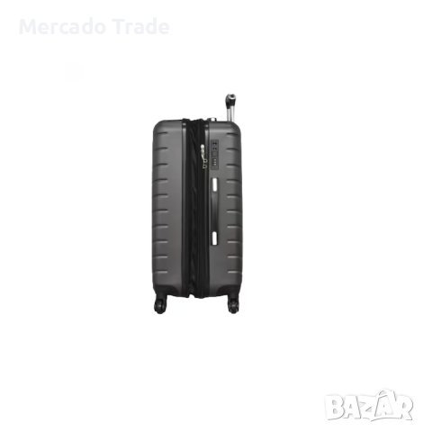 Комплект Mercado Trade, 4бр. луксозни куфари, 2052-4, ABS, Тъмно сив, снимка 3 - Куфари - 40423295