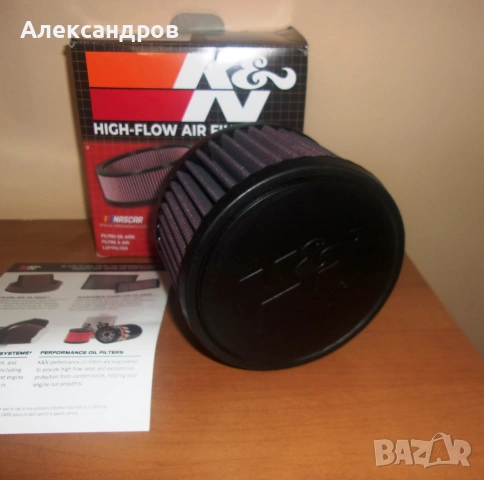 Спортен филтър K&N-оригинал, отвор 89мм, нов, промо цена!, снимка 4 - Части - 53175536