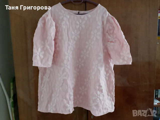 Бледо розова макси блуза, снимка 2 - Други - 56040413