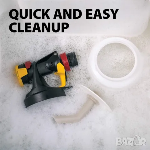 Пистолет с помпа за боядисване на латекс WAGNER W950 FLEXIO, 630 W, 525 мл./мин., снимка 3 - Други инструменти - 50032524