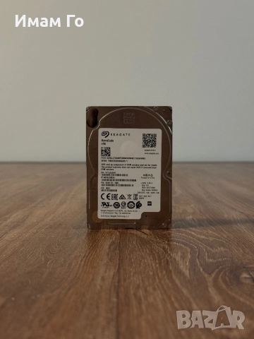 Seagate BarraCuda 4TB – 2.5” SATA HDD (15mm) за Mini PC / NAS / Storage