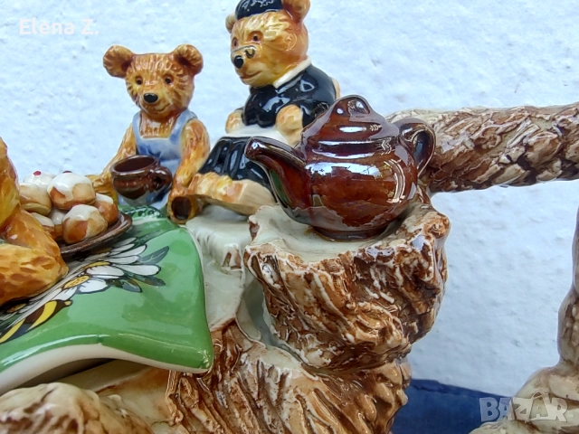 Голям подписан колекционерски чайник Paul Cardew , снимка 8 - Колекции - 52344404