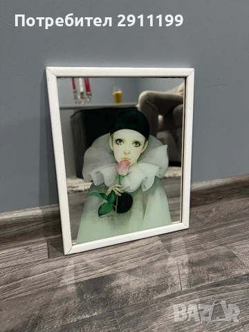 Картина огледало с Арлекин