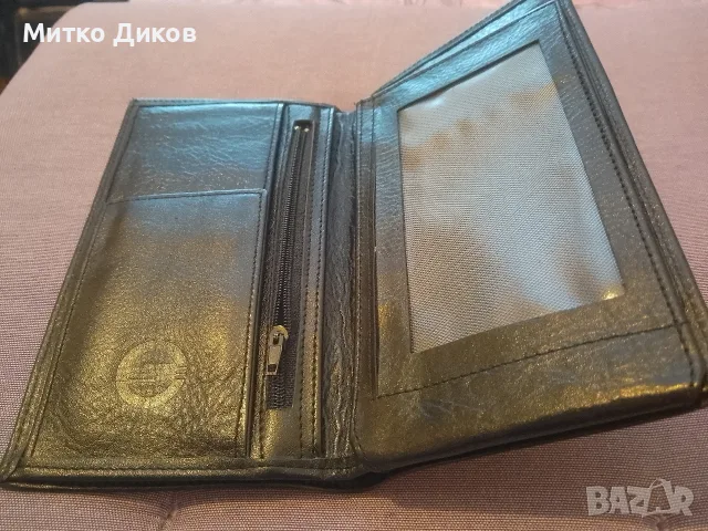 Портфейл естествена кожа за карти главно и друго 170х 105 мм нов , снимка 3 - Портфейли, портмонета - 56168951