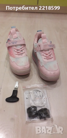 Маратонки ролери 2 в1 светещи 32номер, снимка 7 - Детски маратонки - 52486099