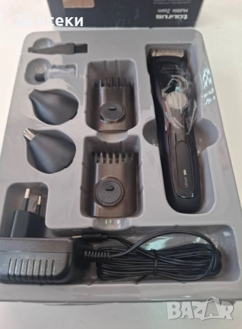 Тример за брада и коса Taurus HUBBLE ZOOM, WET & DRY, IPX6, острие от неръждаема стомана, обхват на 