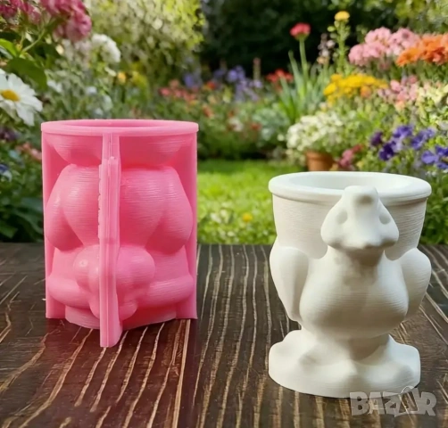 Молд кашпа пиле, снимка 6 - Форми - 50991822