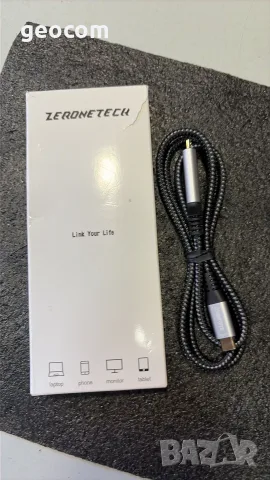ZeroneTeck USB C Mini HDMI Cable 2.0【Supports 4K@60Hz Video Output】Type-C to Mini HDMI