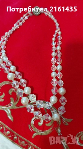 Прекрасно колие от 60-те години на миналия век Яблонекс Чехословакия , снимка 6 - Антикварни и старинни предмети - 52932730