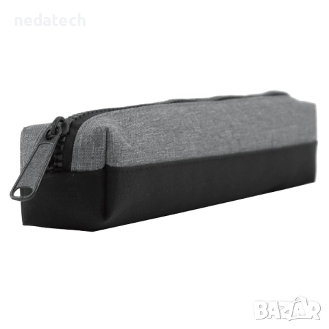 Несесер за училище, Сив - Черен, 23x4x4см., снимка 3 - Ученически пособия, канцеларски материали - 51733888