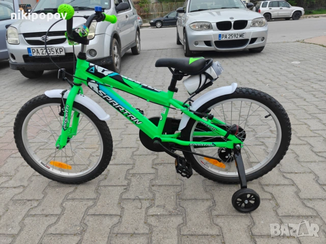 BG Детски велосипед 20" SPARTAN зелен, снимка 8 - Велосипеди - 54334431