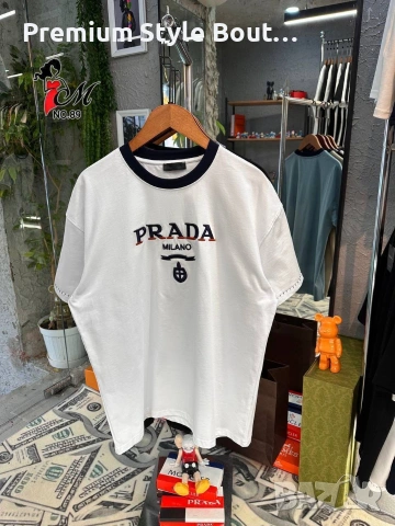 мъжки памучни  тениски  prada versace Tommy Hilfiger , снимка 7 - Тениски - 54004290