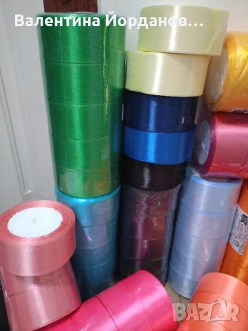 сатенени ленти , снимка 2 - Други - 51117145