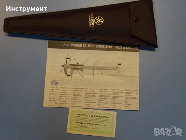 Шублер дълбокомер Mitutoyo 527-102 VD20 0-200mm Vernier Depth Gage, снимка 6 - Шублери - 50808740