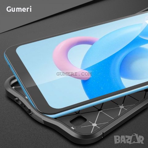 Realme C11 (2021) Противоударен Силиконов Гръб Имитираш Кожа, снимка 4 - Калъфи, кейсове - 38184710