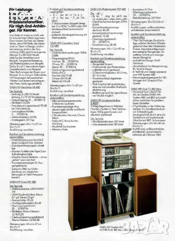 Комплект Saba тунер, касетен дек и усилвател, снимка 6 - Ресийвъри, усилватели, смесителни пултове - 50073627