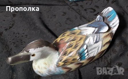 Дива дървена патица за аранжиране, Великден и др, снимка 3 - Декорация за дома - 42766474