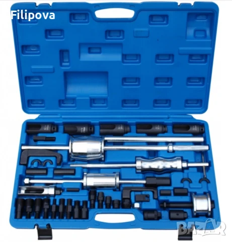 Комплект обратен чук за вадене на дюзи 40 части, снимка 2 - Други инструменти - 50842181