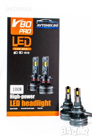 LED Крушки НB4 (9006) 100w 10000LM,12-24v canbus, снимка 9 - Аксесоари и консумативи - 51804721