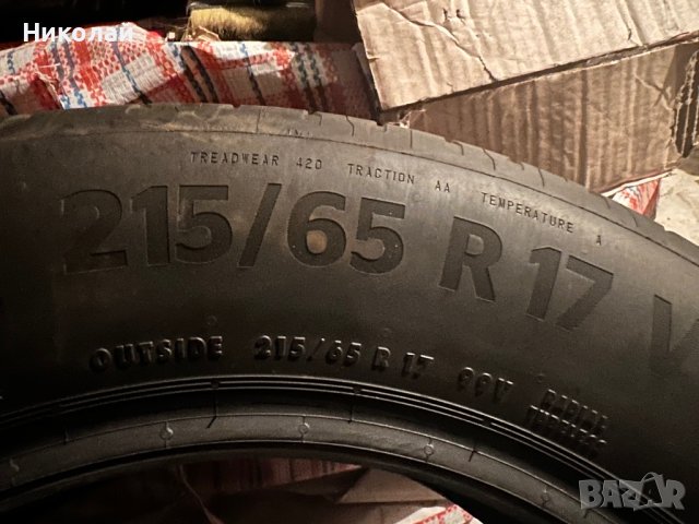 215/65/17 4бр Летни гуми Continental за Джип, снимка 4 - Гуми и джанти - 42285246