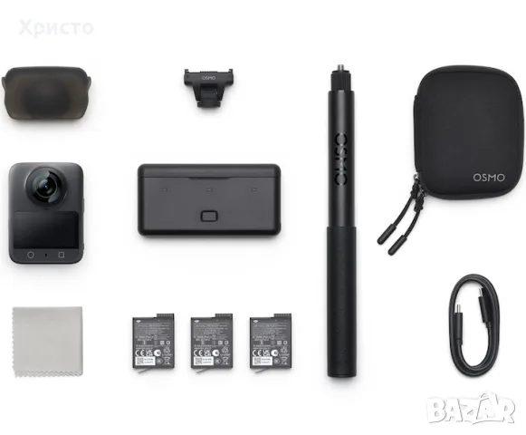 НОВО!!! Екшън камера DJI Osmo 360 Adventure Combo, снимка 5 - Камери - 56217361