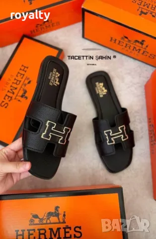 Hermes дамски чехли Различни цветове , снимка 8 - Чехли - 50131949