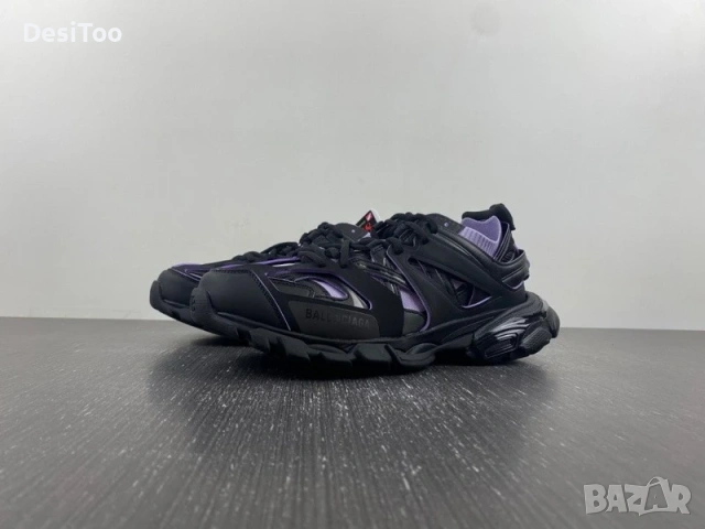Balenciaga Track Sneaker "Black/Purple" , снимка 6 - Маратонки - 54358818