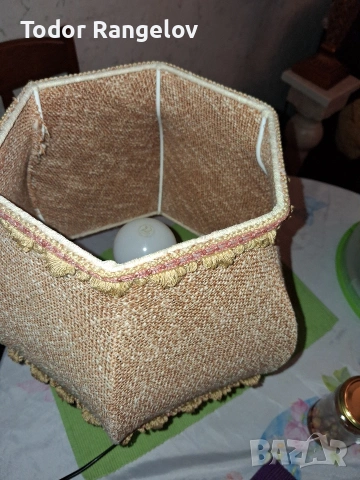 Винтидж лампа в рустик стил, снимка 5 - Настолни лампи - 54252515