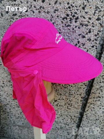 Продавам нова лека лятна бързосъхнеща шапка с голяма козирка и покриване на врата , снимка 11 - Шапки - 37459134