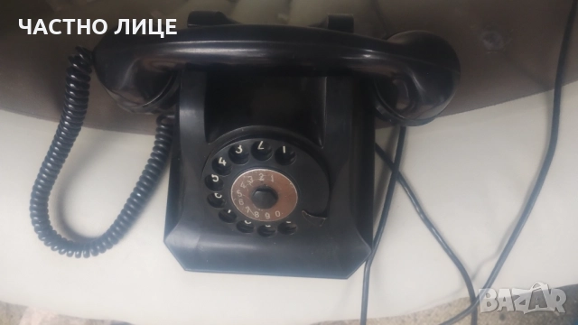 Стар бакелитов телефон Ворошилов 1950г