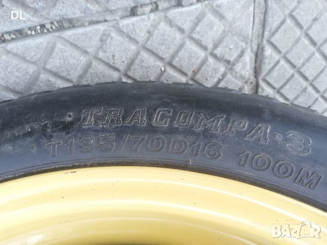 Патерица Резервна гума 16 5х100 16 5x100 Subaru XV BRZ Impresa Forester Legacy WRX Outbeck, снимка 4 - Гуми и джанти - 51191471