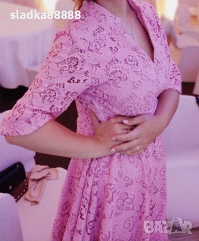 Рокля с дантела, снимка 2 - Рокли - 37732383