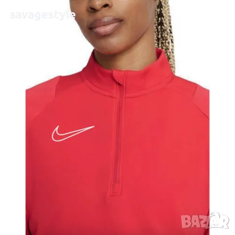 Дамска спортна блуза  NIKE Dri-Fit Academy Drill Top Red, снимка 3 - Спортни екипи - 47391362