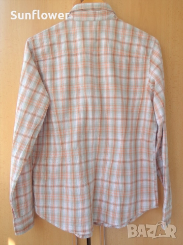 Дамска риза памучна карирана риза Fjall Raven с 1 джоб размер M , снимка 5 - Ризи - 51872449