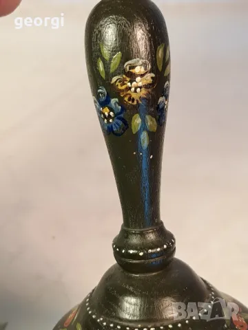 дървен свещник ръчноизрисуван 25/3, снимка 4 - Декорация за дома - 50111117