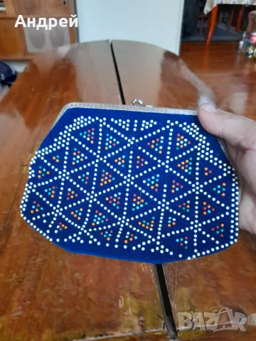 Старо мънистено портмоне #9, снимка 3 - Други ценни предмети - 49225068