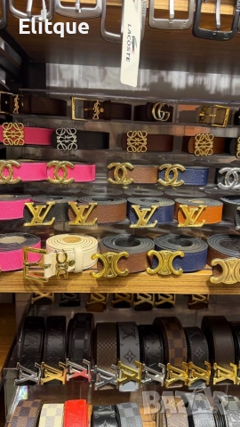 колани от естествена кожа в кутия celine Louis Vuitton Christian Dior Tommy Hilfiger , снимка 14 - Колани - 52907831