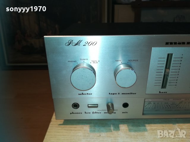 MARANTZ PM200 STEREO AMPLI-MADE IN JAPAN 0412201410, снимка 11 - Ресийвъри, усилватели, смесителни пултове - 31013318