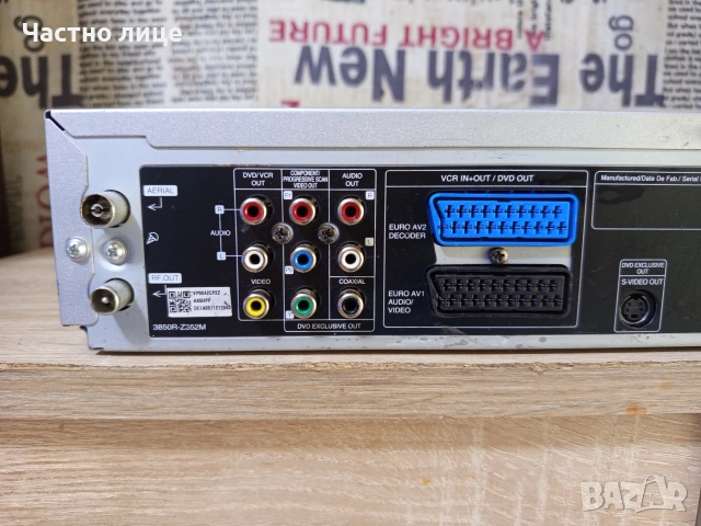 Комбиниран ДВД/Видео плейър"Philips"DVP 3055V. (6-Head Hi-Fi Stereo), снимка 8 - Плейъри, домашно кино, прожектори - 54110156