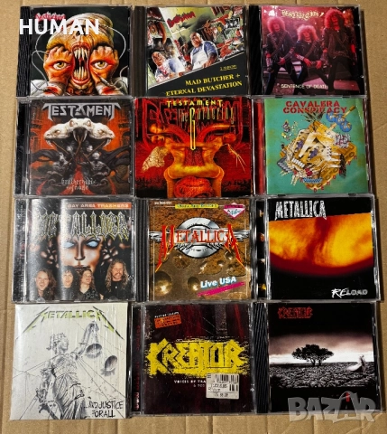 Destruction - Metallica - Kreator - Testament - Cavalera