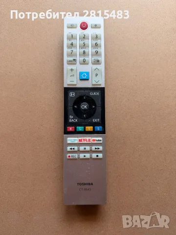 Дистанционно за TOSHIBA CT-8528, CT-8543, RC42151P, Rakuten TV NETFLIX и YouTube
