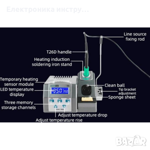 SUGON T26D станция за запояване Безоловна 2S станция за бързо заваряване за преработване за JBC накр, снимка 5 - Поялници и запояване - 44465876