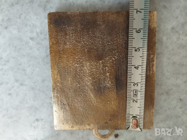 месингова икона, снимка 4 - Други ценни предмети - 42401864