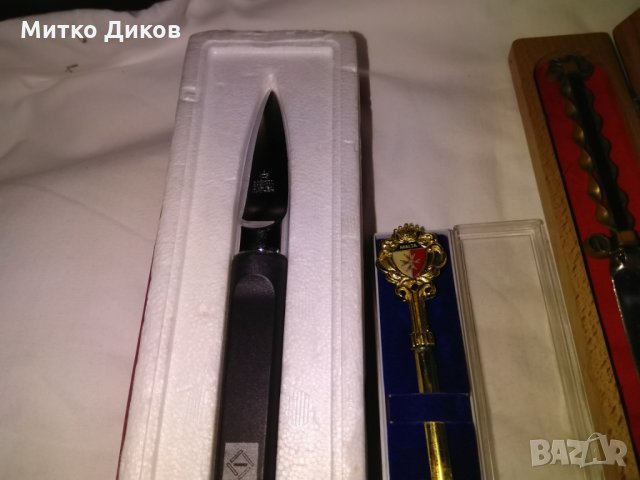 Ножчета за писма -5 броя кутии, снимка 8 - Колекции - 29590966